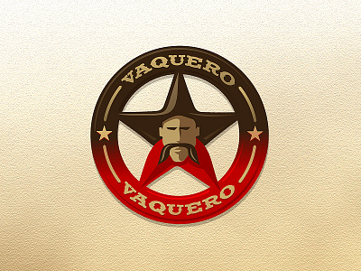Vaquero badge cowboy logo logomotive sheriff vaquero