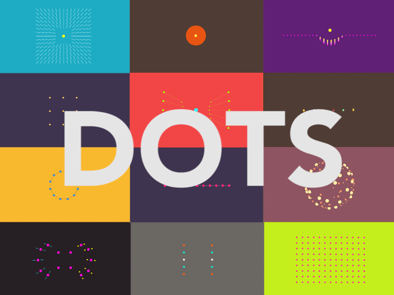 Dots. The Movie! 2d 3d cinema 4d dots loader mograph spinner