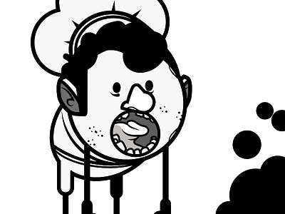 Burnt cartoon characterdesign chriswalkman‬ ‎concept‬ ‎illustration ‬ vector ‬ ‎motiongraphics‬