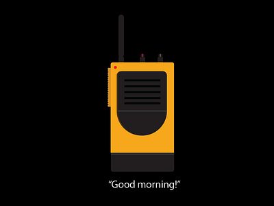 Good Morning firewatch walkie talkie