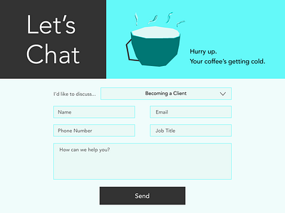#DailyUI028 - Contact daily ui dailyui