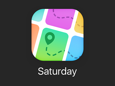 Saturday App Icon app colorful hackathon icon identity