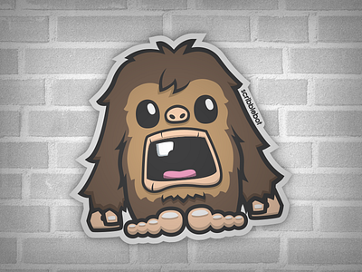 Sasquatch bigfoot sasquatch sticker