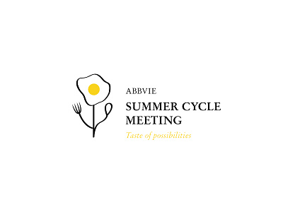 Abbvie Summer Cycle Meeting cafe logotype workshop