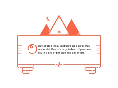 Once Upon A Time adventure design flat graphic rpg