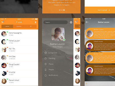 Pickit chat app branding graphic design illustration uiux logo uiux