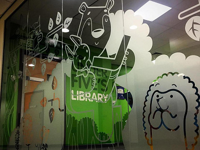 Glass Wall Graphics mural