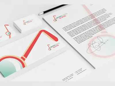 Music Nerd Records Brand Identity brand glasses identity music nerd notes