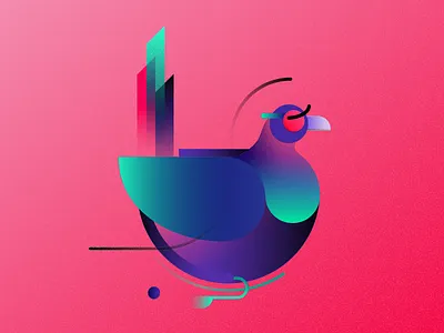 The pheasant birdserie digitalart illustration pheasant