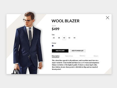 Product Card card cart clean elegant fashion product shop ui ux