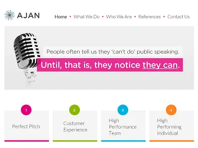 Ajan Consulting Web Development css frontend html jquery mobile responsive
