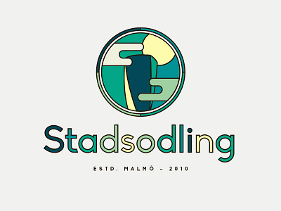 Stadsodling Malmö – V.2 clouds farm farming flat icon logo logotype malmö minimal sun sweden turning torso