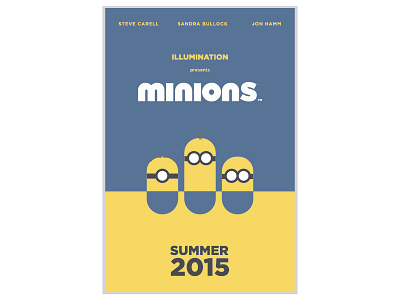 Minions Movie Poster banana minions movies poster yellow