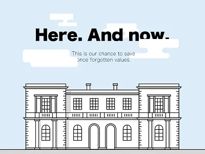 save blue house light line london minimal north time typography white woolwich