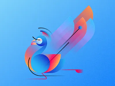 The peacock beautiful birdserie colorful digitalart illustration peacock