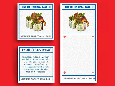 Fresh spring rolls - vietnam street food antiemduahau authentic food fresh illustration rolls spring spring rolls street food traditional vietnam vietnamfood