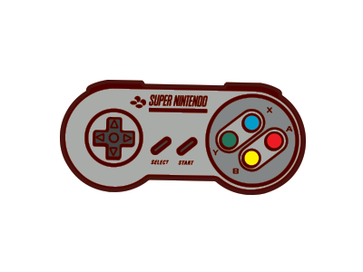 Super Nintendo vector