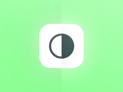 App icon #005 #dailyUI android app contrast dark green icon osx weather white
