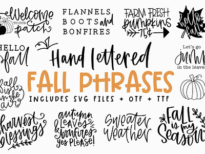 Fall Phrases Symbol Font Volume 2