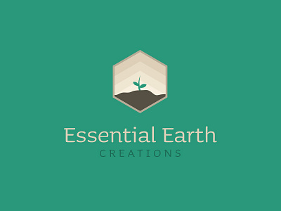 Logo for essential oils company earth emblem essential growth logo oils plant