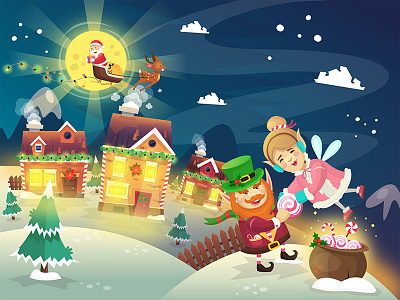 Santa Madness android character concept game ios santa winter