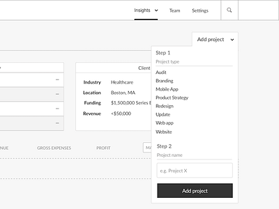 Dropdown Form form