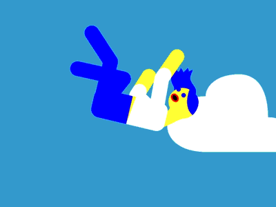 Falling for it 2d 2d animation animation consumer consumerism falling funny gif girl playful vector