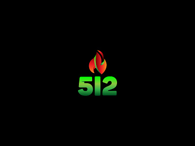 Texas 512 Fire areacode concept design fire logo organic texas