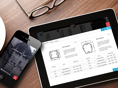 Flat UI for a product catalog catalog flat product ui ux website