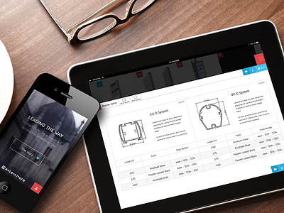 Flat UI for a product catalog catalog flat product ui ux website