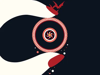 The Cookie Crumbles bat cookie crumbles finger illustration index nails red thumb vector visualcookies