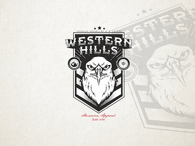 Western Hills apparel custom eagle hills logo western