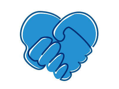 Cares Community care caring community hands heart hold icon line logo mark ministry outreach