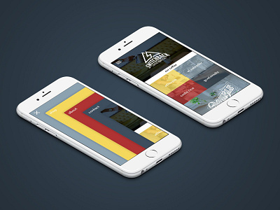 Switchback Website mobile ui ux web design