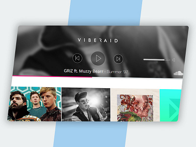 A music player for the few music player selection soundcloud ui viberaid