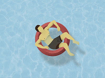 Target Advertisement after effects animation assignment class logo pool summer swimming target