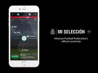 Mi Selección Más | Contest contest counter datavis dataviz football map mexico mobile real time soccer tweets wordlcup