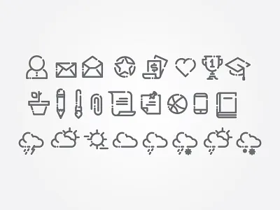 Freebie freebie giveaway icons outline vector