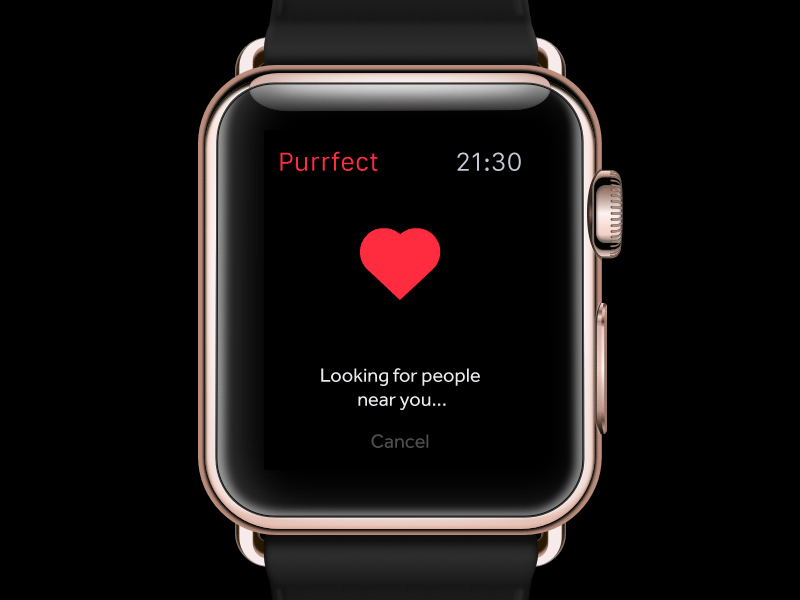 Search animation app apple ios ui watch