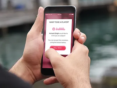hello dribbble! debuts dribbble ios mobile player ui ux