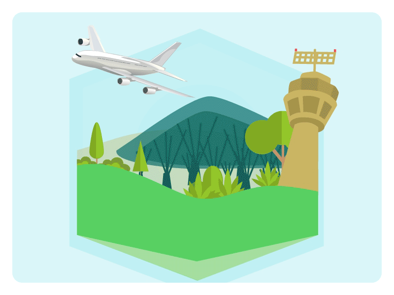 Splash Screen Experiments airport android animation atc tower flight ios splash screen travel wip