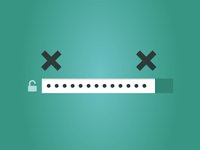 Change your password! cute face illustration password