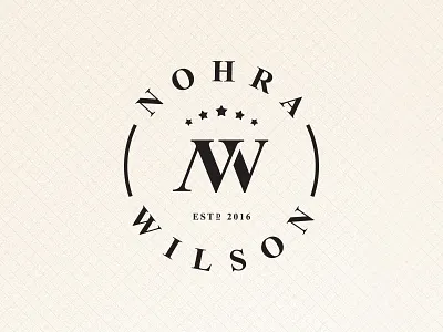 Nohra Wilson - Logo proposal liquor logo mark marketing monogram sale seller strategies symbol wine