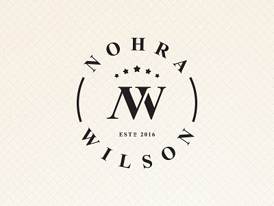 Nohra Wilson - Logo proposal liquor logo mark marketing monogram sale seller strategies symbol wine