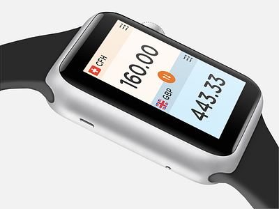 Apple Watch Currency App app apple concept currency free freebie iwatch smart watch ui ux watch