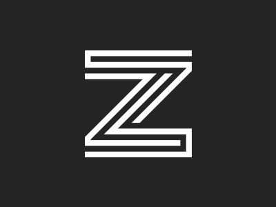 Puzzle "Z" concept creative design identity illustration letter logo logotype mark simple symbol z