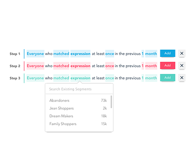 Segment builder builder customers expressions marketing segment tools