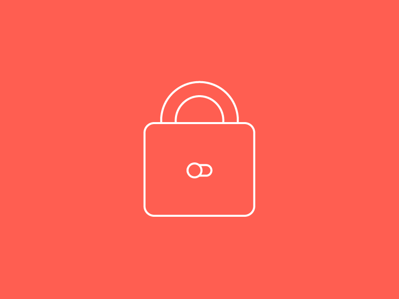 Slide to unlock animation gif icon lock shutter unlock