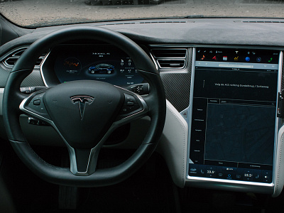 Prototyping for the Tesla Model S automotive car car ui car ux cars carui interface prototype