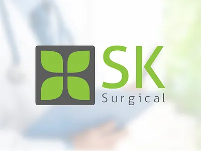 SK Surgical brand branding design identity logo surgical